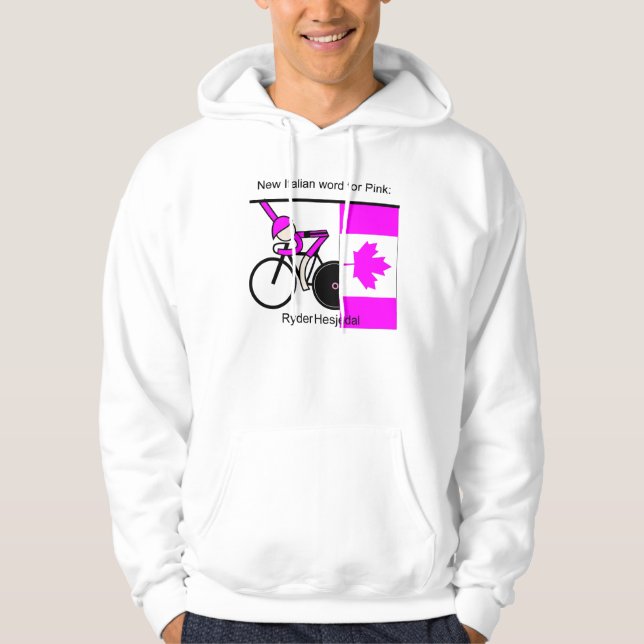 Den nya italienska Ord för Rosa. Sweatshirt (Framsida)