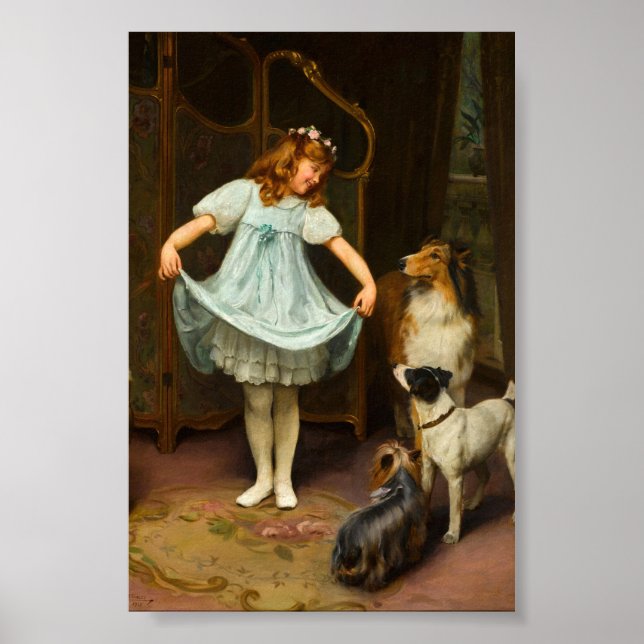 Den Nya Klänningen | Arthur John Elsley Poster (Framsidan)