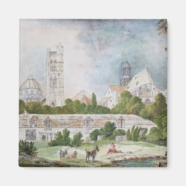 Den nya kyrkan Sainte-Genevieve Magnet (Framsidan)