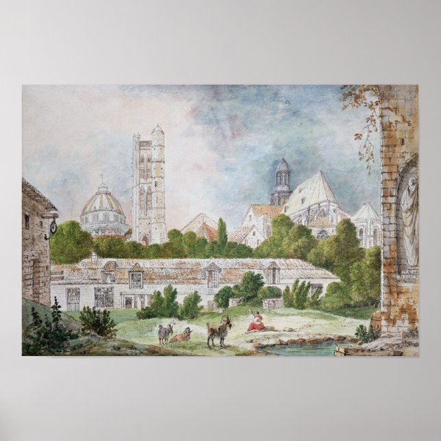 Den nya kyrkan Sainte-Genevieve Poster (Framsidan)