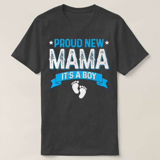 Den nya Mamman är en bra Gender för familjen. T Shirt (Design framsida)
