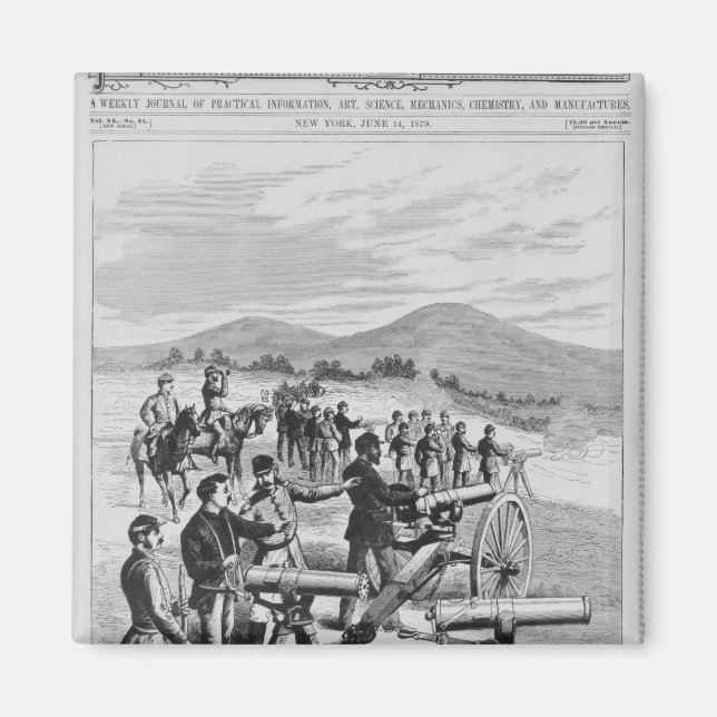 Den nya modellen Gatling Gun Magnet (Framsidan)