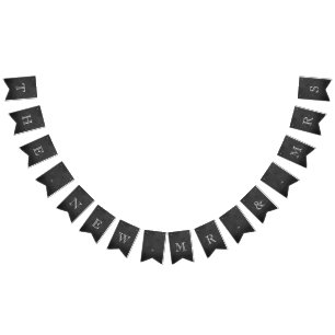 Den nya Mr. & Chalkboard Bröllop Vimplar