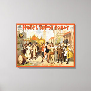 Den nya musikkomedin, Hotel Topsy Turvy Canvastryck