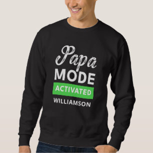 Den nya pappan är en fin gåva från Fars dag... Lång Ärmad Tröja