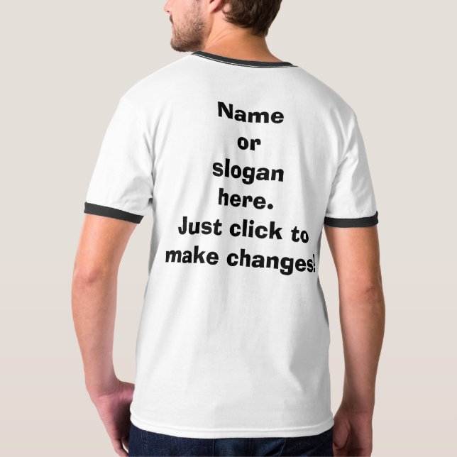 Den nya papparookien 2017 av året 2 sid t-shirt (Hel baksida)