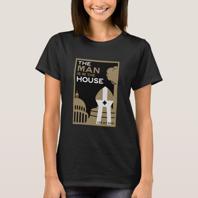 Den nya påven 2025 t shirt (Framsida)