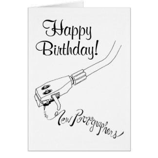 Den nya Pornographersrekordarmen Hälsningskort