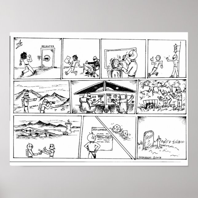 Den nya rekryteringen poster (Framsidan)