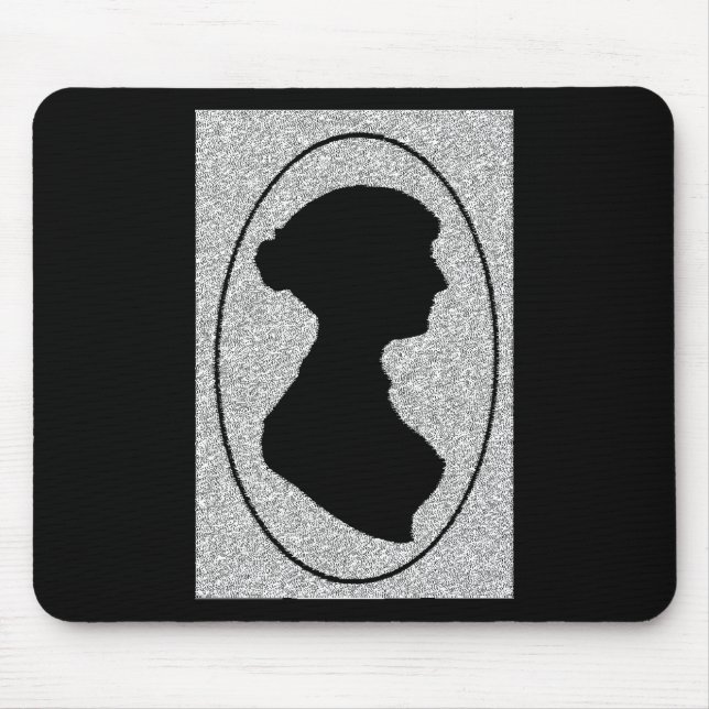 Den nya silhouetten av Jane Austen Musmatta (Framsidan)