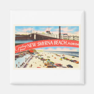 Den nya Smyrna stranden gammala Florida FL reser Magnet
