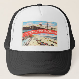 Den nya Smyrna stranden gammala Florida FL reser Truckerkeps