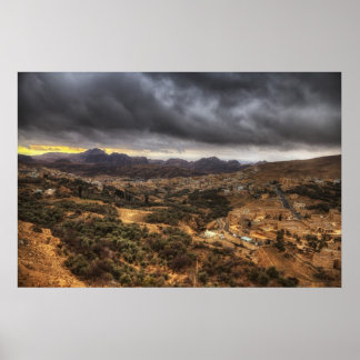 Den nya staden Petra Poster