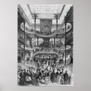 Den nya trappuppgången i 'Aubonen Marche Poster