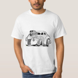 den nya utskjutande toppen driver bilen t shirt
