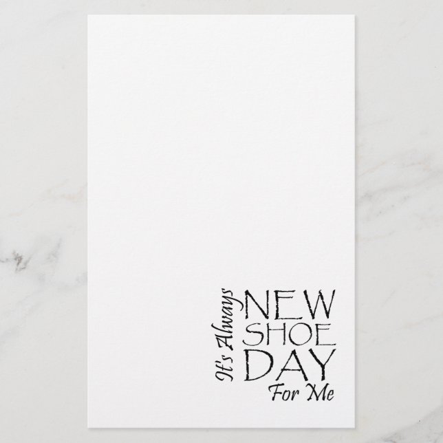 Den nya UTSLAGSPLATSEN skor dag Brevpapper (Framsida)