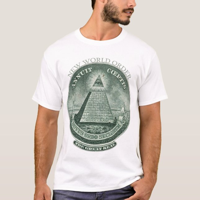 Den nya världen beställer Annuit Coeptis T-shirt (Framsida)