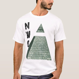 Den nya världen beställer pyramiden tee