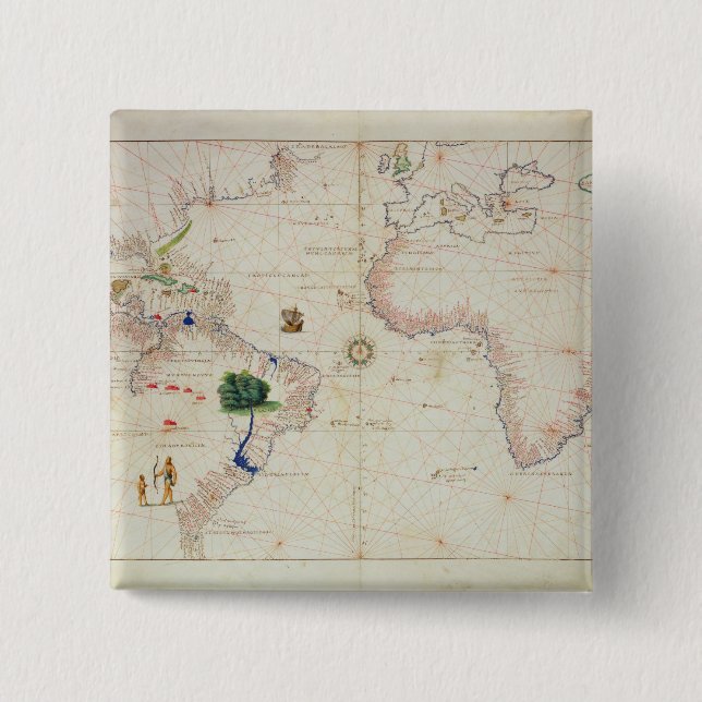 Den nya världen knapp (Framsida)