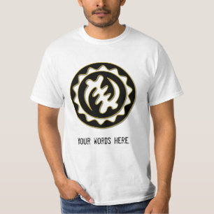 Den Nyame Ye Ohene guden är kungsymbolet Tee Shirt