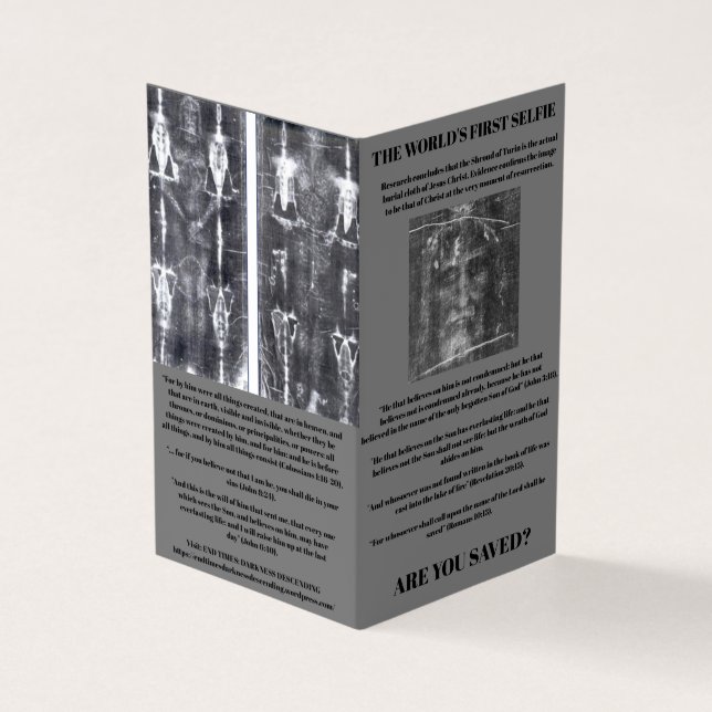 Den nyare varningen visitkort (Utsida)