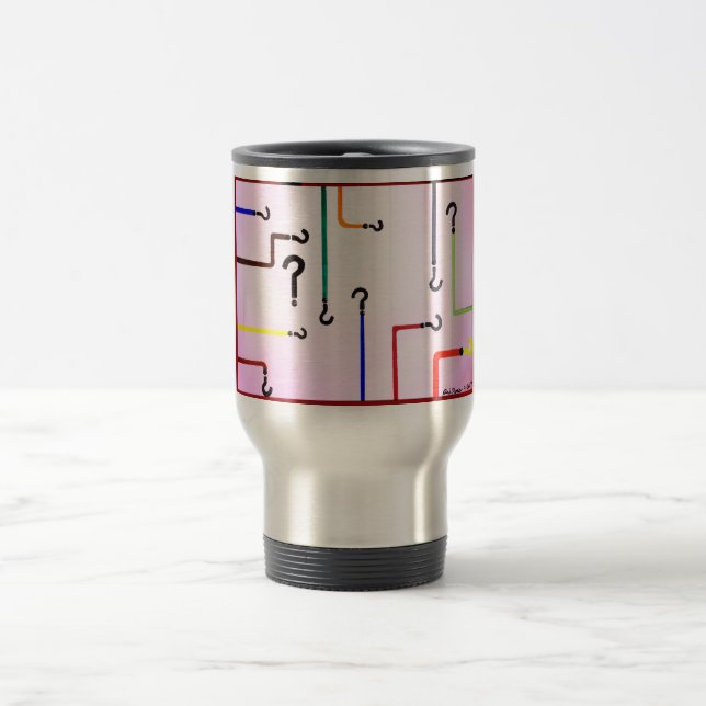Den nyckfulla inspirera travel mug för din bil resemugg (Center)
