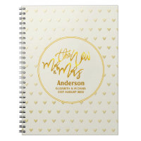 Den nye herr och fru (namn, datum) Bröllop Guld He