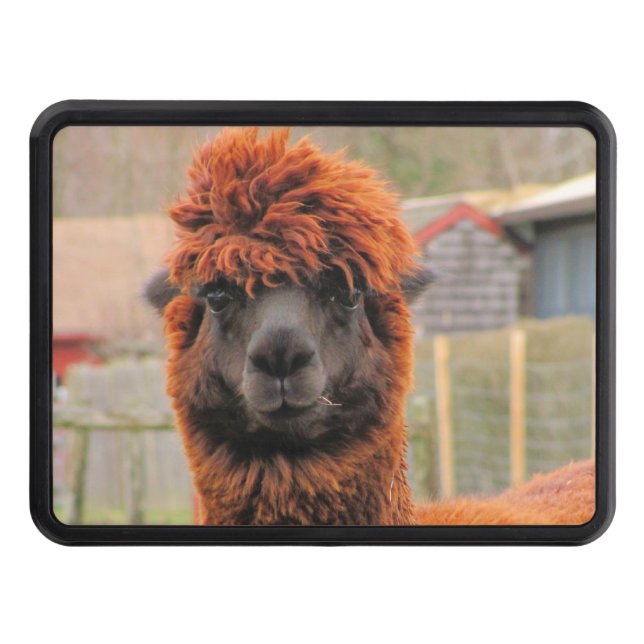 Den nyfikna Alpaca~-haken täcker Skydd För Dragkrok (Framsidan)
