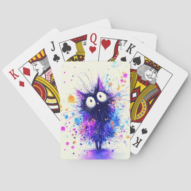 Den nyfikna gnistan casinokort (Baksidan)