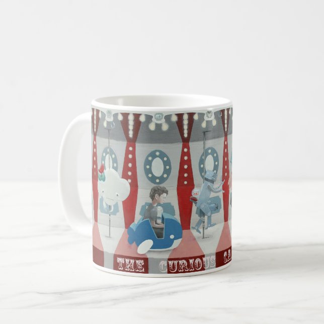 Den Nyfikna karusellen Kaffemugg (Framsida vänster)