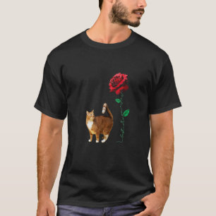 Den Nyfikna ständiga katten Morsa, bästa för Röd r T Shirt