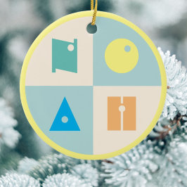 Den nyfödda leksak-presenten Ornamet baby Julgransprydnad Keramik