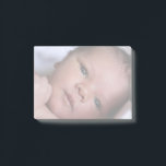 Den nyfödda Personligen i Baby Photo Gift Post-it Block<br><div class="desc">Anpassa med ditt namn,  din initialer eller din jobbtitel och naturligtvis din baby.  Foto av Becky Nimoy</div>