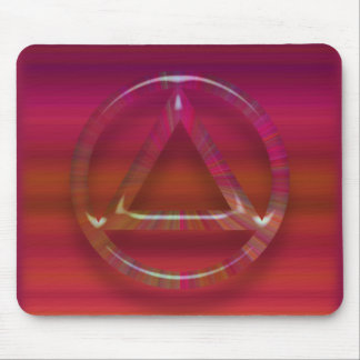 Den nyktra nykterhetåterställningsmusen vadderar musmatta