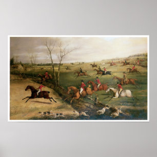 Den Oakley jakten, Henry Thomas Alken Poster