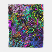 Den oändliga Psychedelic regnbågen dimensionerar