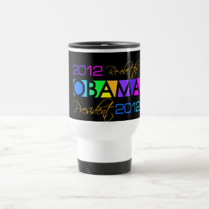 Den OBAMA 2012 muggen - välj stil & färga Resemugg