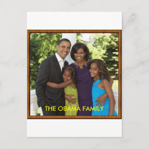 DEN OBAMA FAMILJEN VYKORT