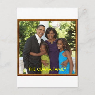 DEN OBAMA FAMILJEN VYKORT