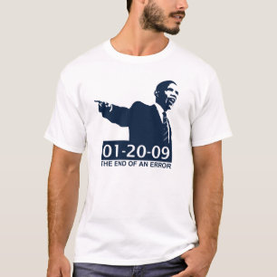 Den Obama invigningen avslutar av ett fel Tee