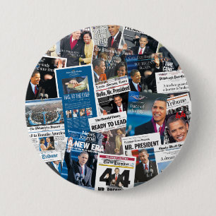 Den Obama invigningtidningen knäppas Knapp