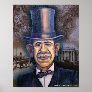 Den Obama - Lincoln parallellen Poster