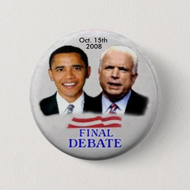 Den Obama/McCain debatten knäppas Knapp (Framsida)