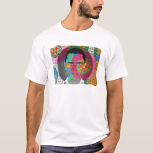 Den Obama mosaiken belägger med tegel kvinna T-shirt