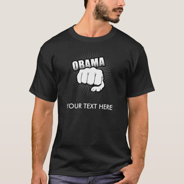 Den Obama näven pumpar T-tröja Tröja (Framsida)