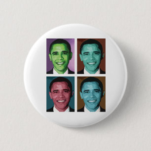 Den Obama technicoloren knäppas Knapp