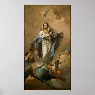 Den obefläckade befruktningen av Giovanni B. Poster