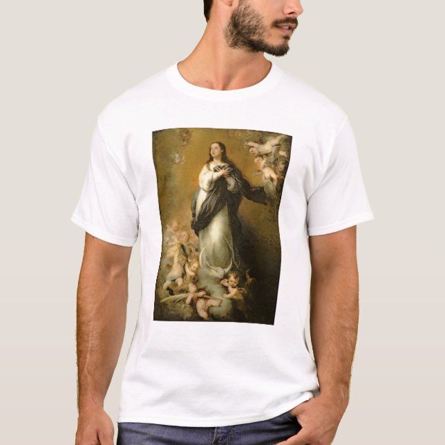 Den obefläckade befruktningen t shirt (Framsida)