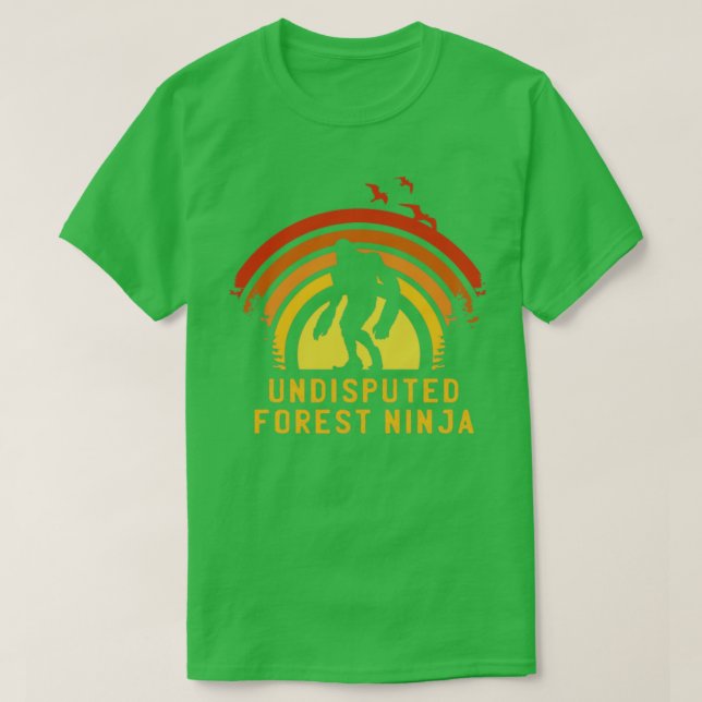Den obestridda skogen Ninja T Shirt (Design framsida)