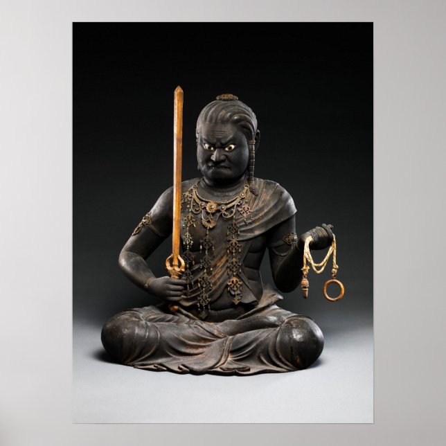 Den obevekliga Wisdom Kung, Fudo Myoo av Kaikei Poster (Framsidan)